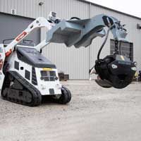 lbh316g mounted on bobcat tracked skidsteer