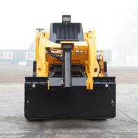 Mini skidsteer with standard plate