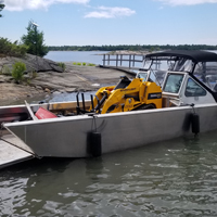 TRL620D loaded on ferry boat