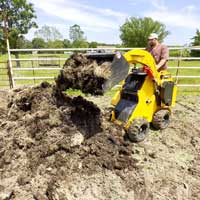 baumalight wrl58g mini skidsteer with bucket