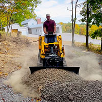 heavy duty dozer blade mini skidsteer