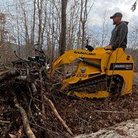 light duty debris grapple mini skidsteer