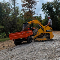trl630d rubber tracks on rough terrain