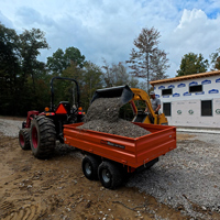 trl630d with bucket at construction work