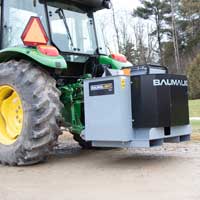 baumalight hydraulic power pack on tractor