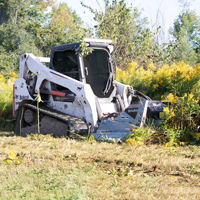 Baumalight CF772 on bobcat skidsteer