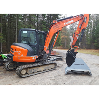 Baumalight excavator rotary brush cutter