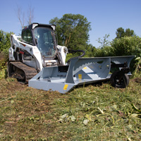 Baumalight skidsteer mount brush mower