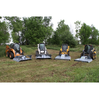 Baumalight skidsteer rotary brush cutters