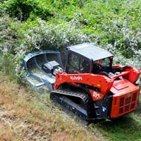 customer with cf772 clearing underbrush