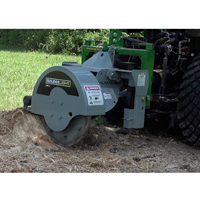 1p24 stump grinder in action