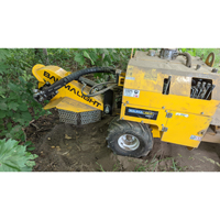 HGW30 stump grinder in action