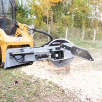 S24 stump grinder for skidsteer