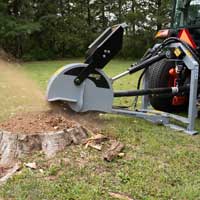 baumalight 3p24 grinding tree stump