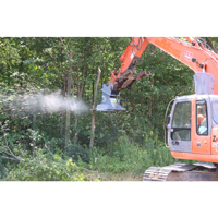 Baumalight excavator mount tree saw