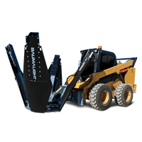 DR444 tree spade on Skidsteer