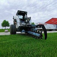 Baumalight tn336 trencher on skidsteer