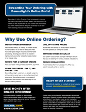 Custamer benefits of entering orders online