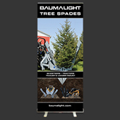 Baumalight generators english banner stand