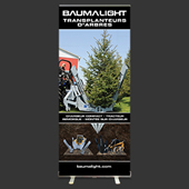 Baumalight generators french banner stand