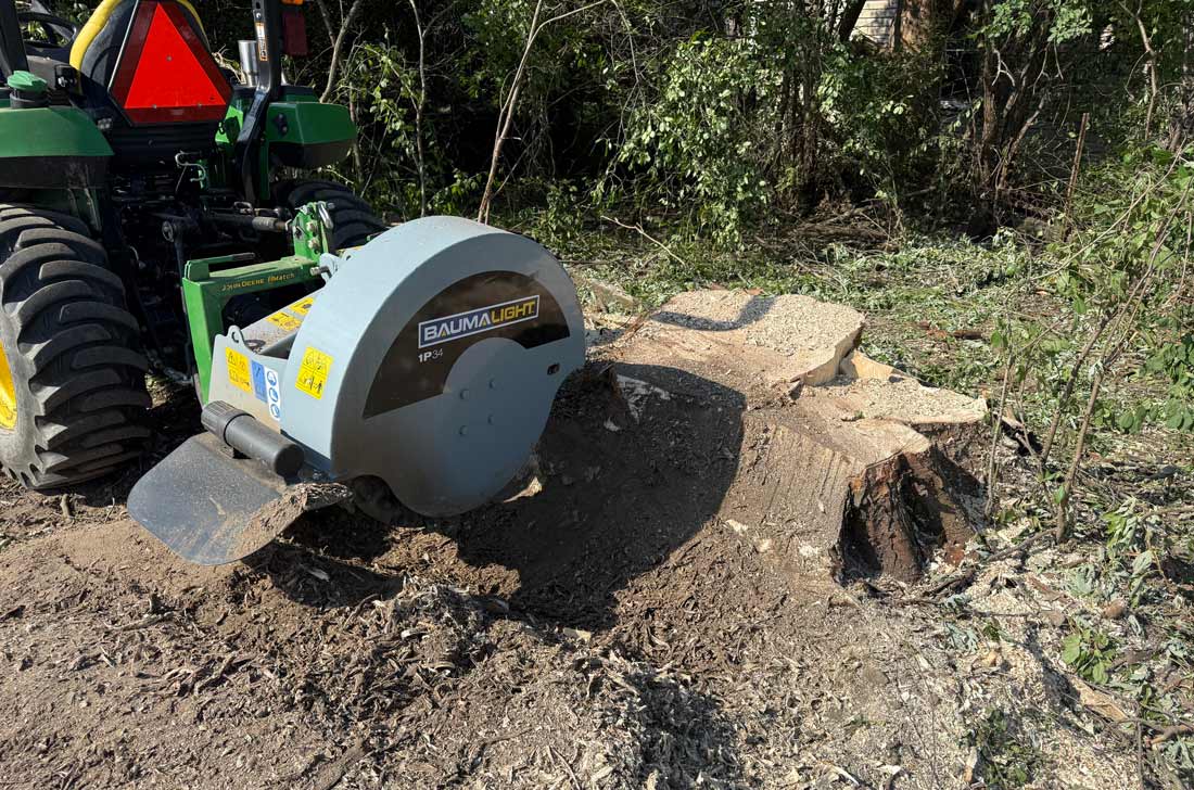 woodland mills stump grinder, kubota stump grinder, wg24 stump grinder