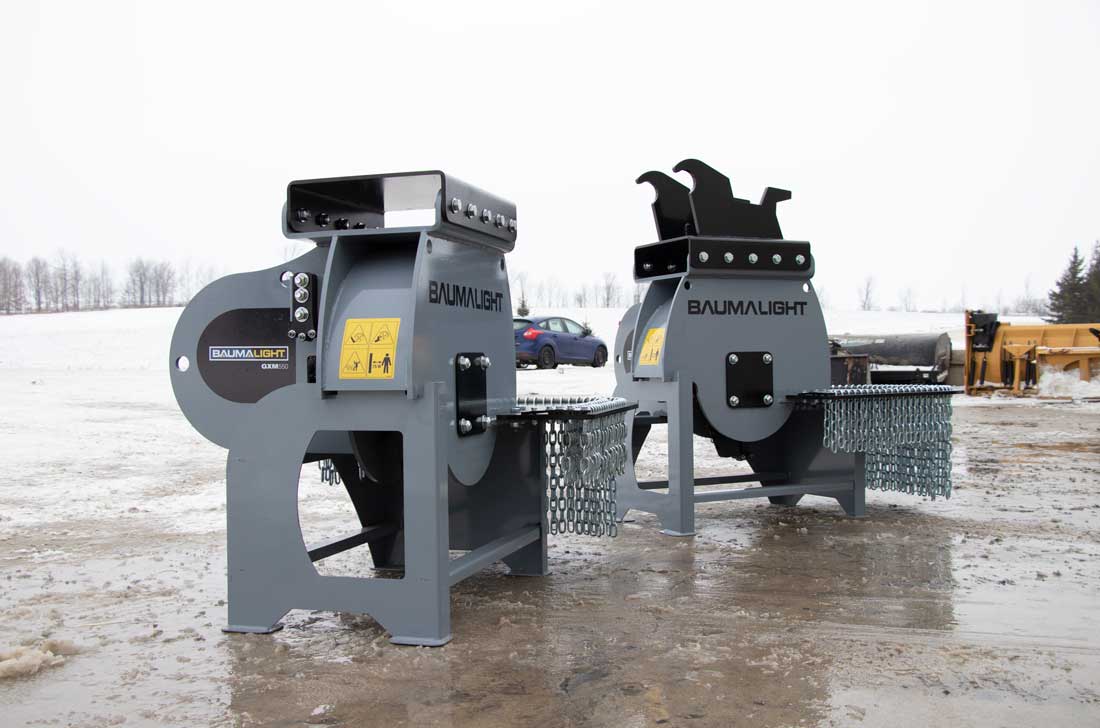 GXM550 Baumalight stump grinder for excavator
