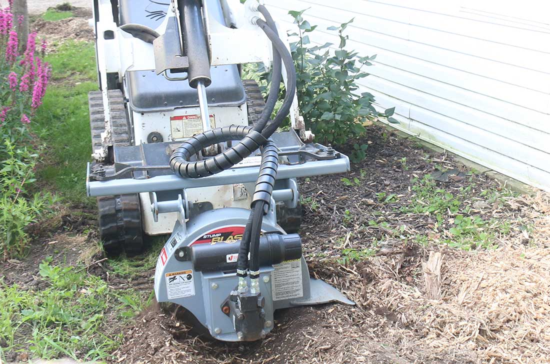 green teeth stump grinder, stump grinder green teeth