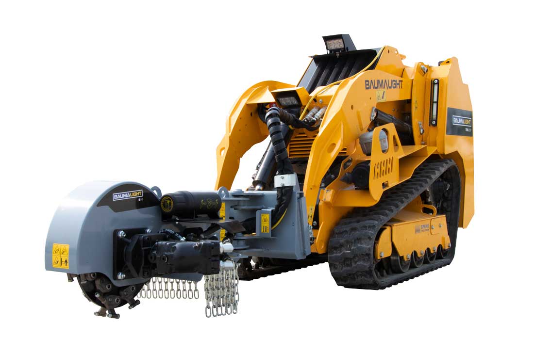 Baumalight mini skidsteer S16 stump grinder