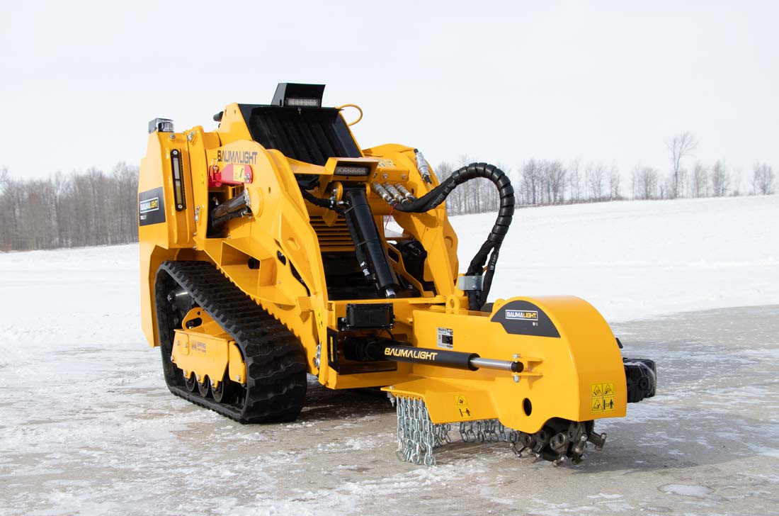 baumalight s16 yellow color stump grinder