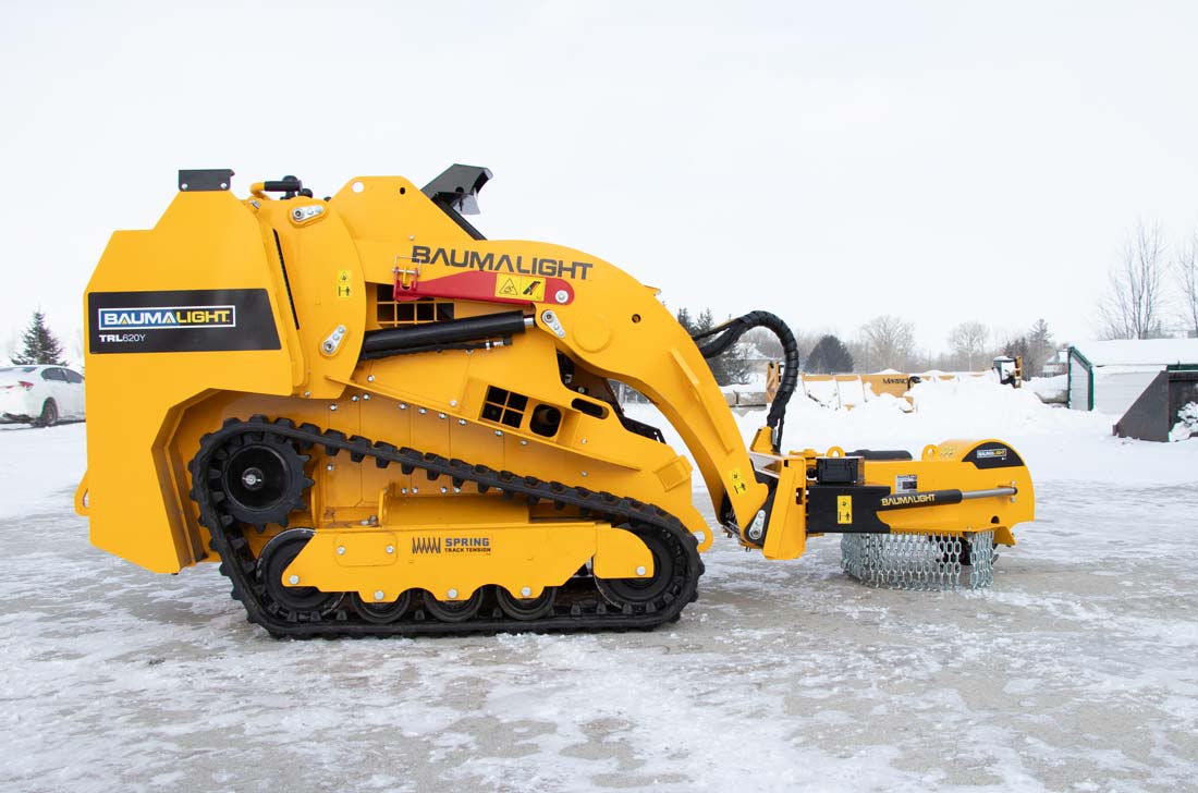 baumalight trl620y with s16 stump grinder