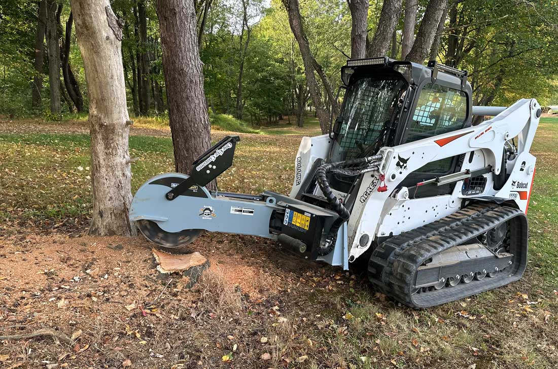 Broyeur de souches S28 avec rotor robuste