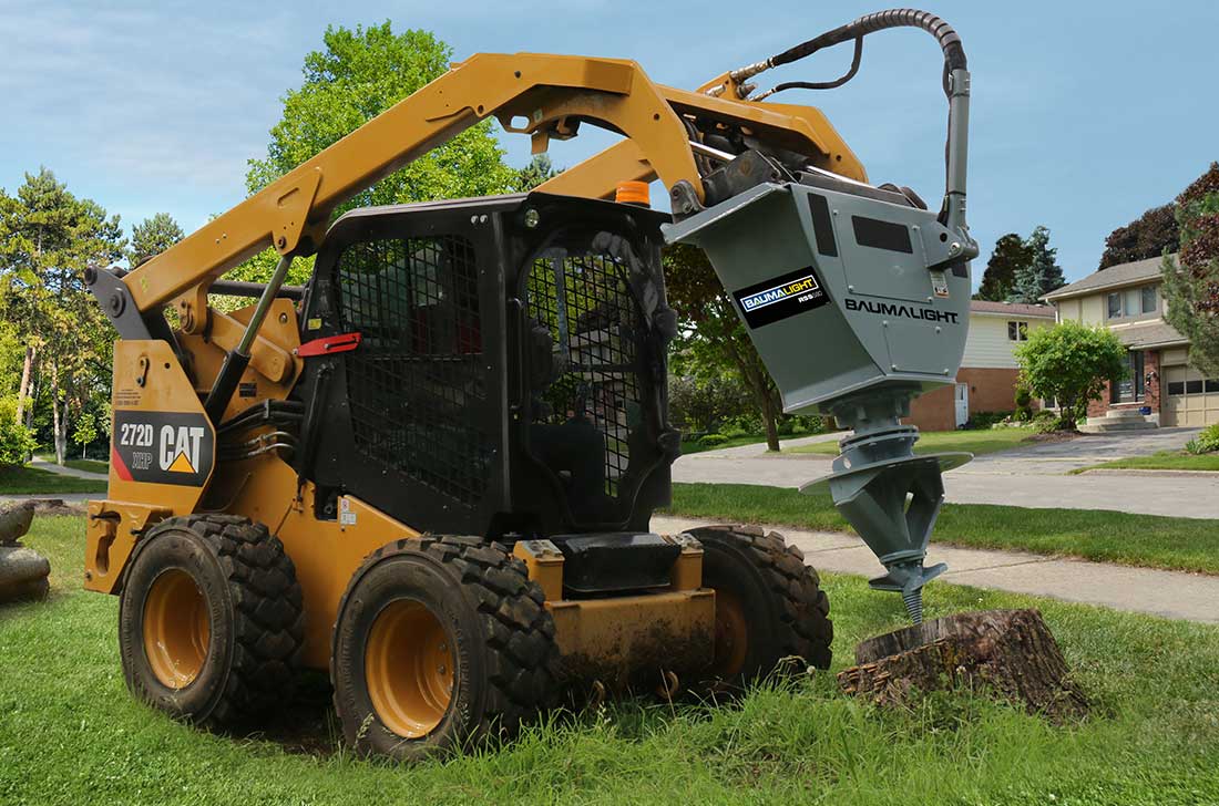 Industrial stump removal