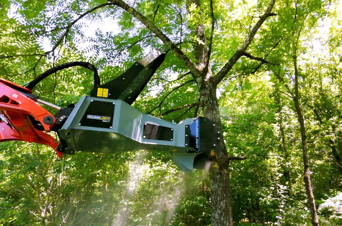 dsa530 rotating skid steer tree saw