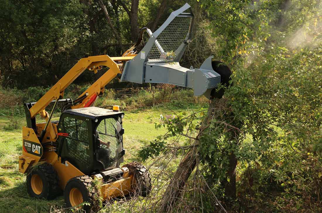 High reach with Baumalight drop saw