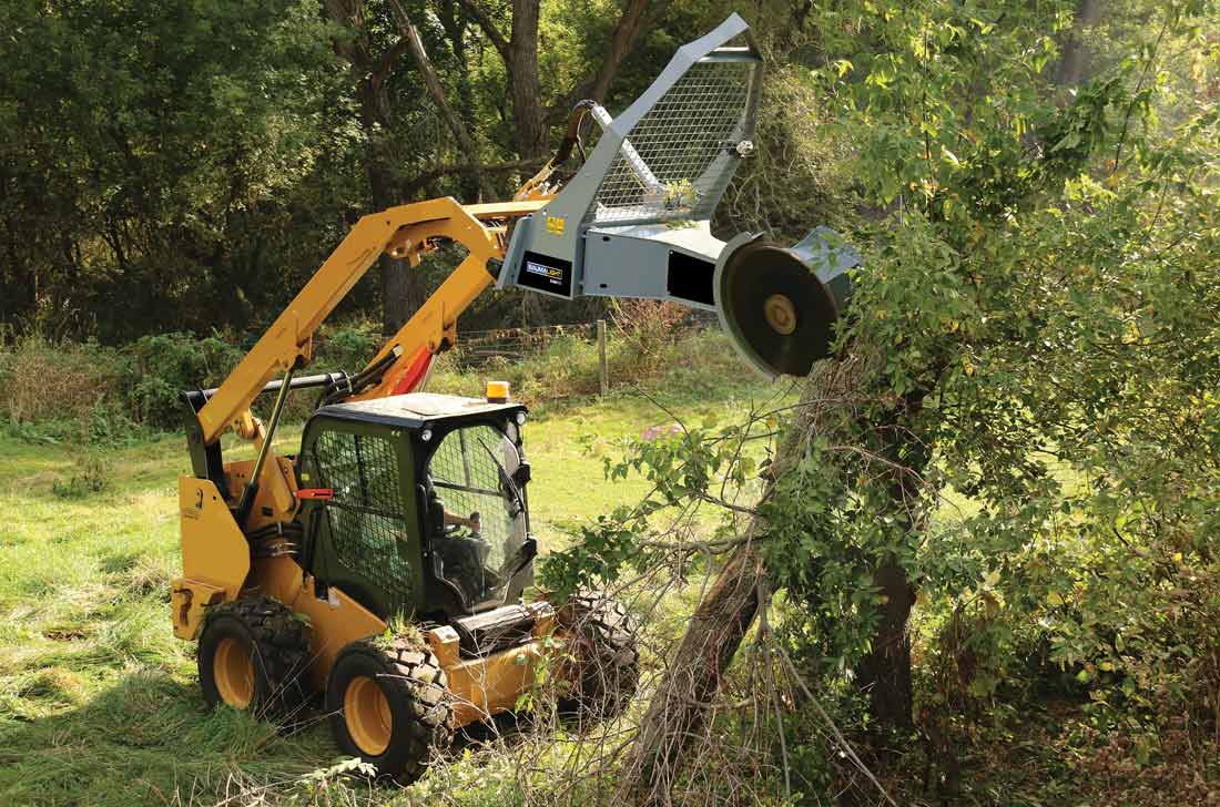 Baumalight DSA530 skidsteer treesaw