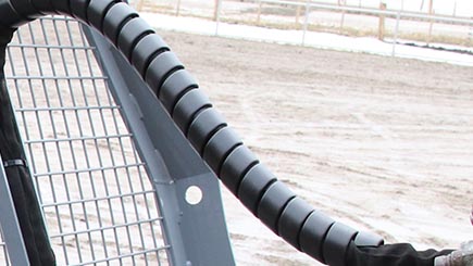 Hoses with double shielded