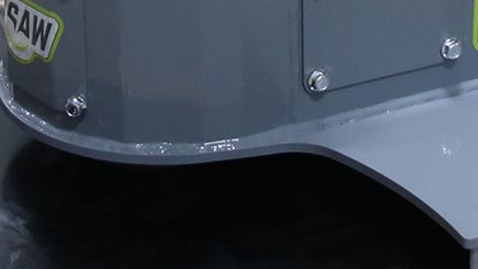 Protective powder coat finish