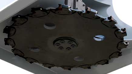 35” Diameter blade (12” Cut)