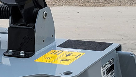 Anti slip mat for easy access to cab Anti slip mat for easy access to cab