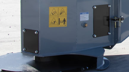 Easy access panels for service Easy access panels for service