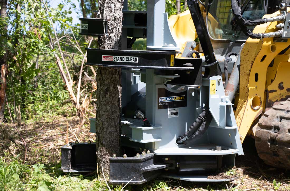 ish712g taking tough hardwood trees