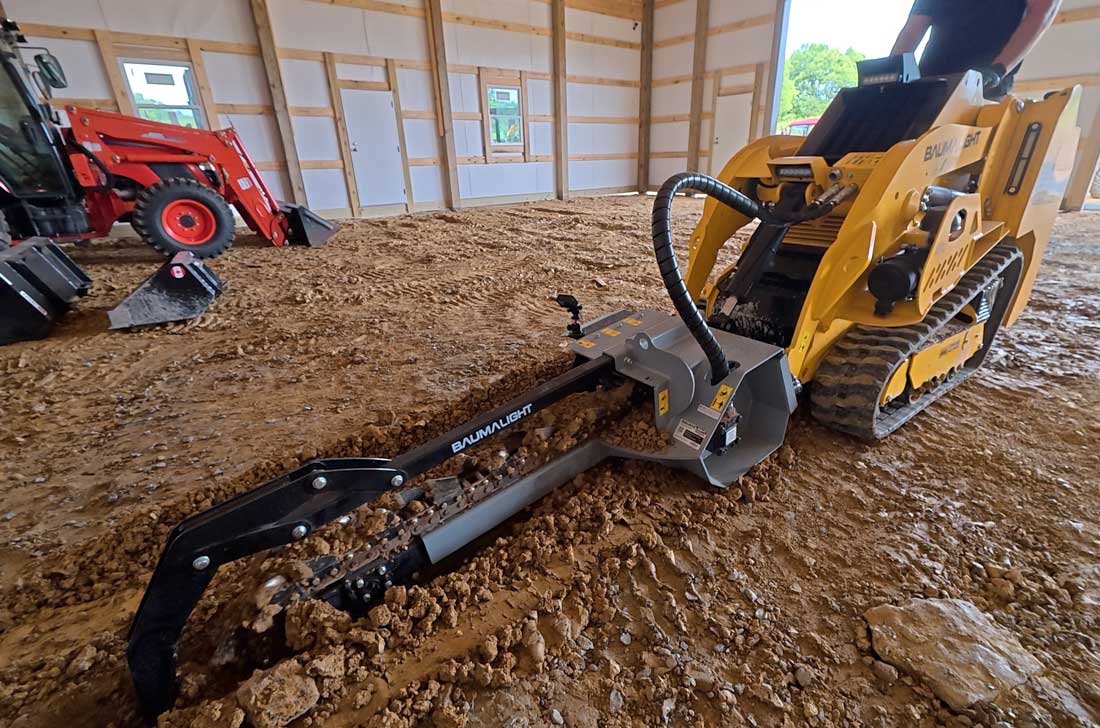 baumalight tn236 in trenching action