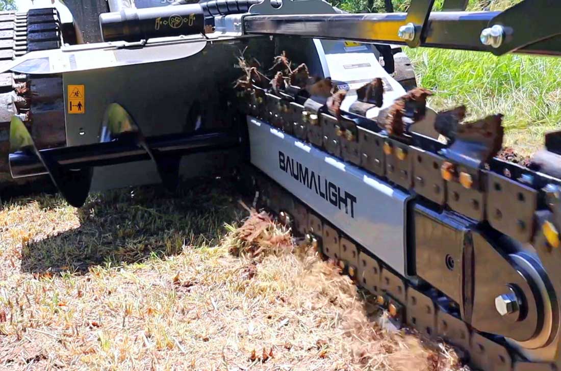 chaîne de creusement de tranchée Baumalight TN548