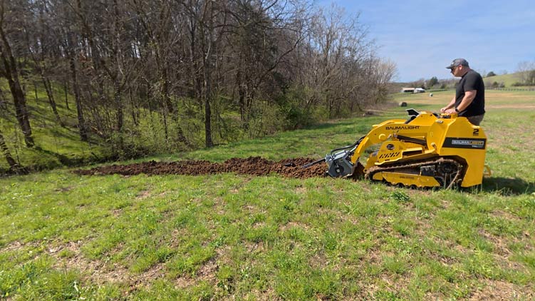 client in action with baumalight tn236