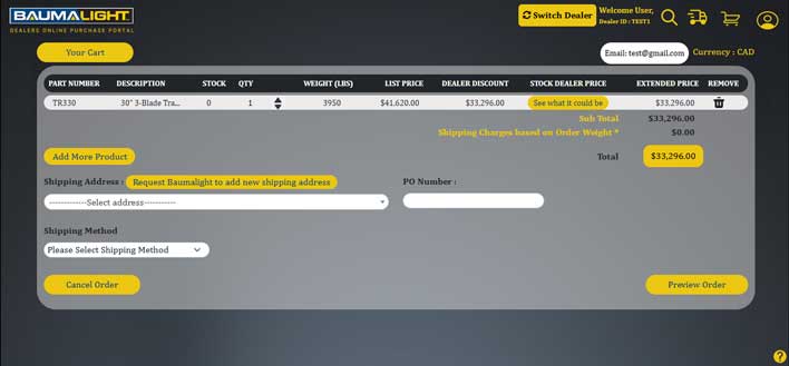 Ordering Products Online