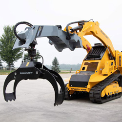 LMR316G ROTATING LOG GRAPPLE FOR MINI SKID STEER