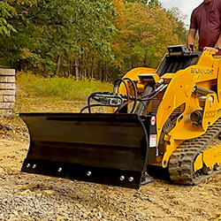 6-way blade for mini skidsteer