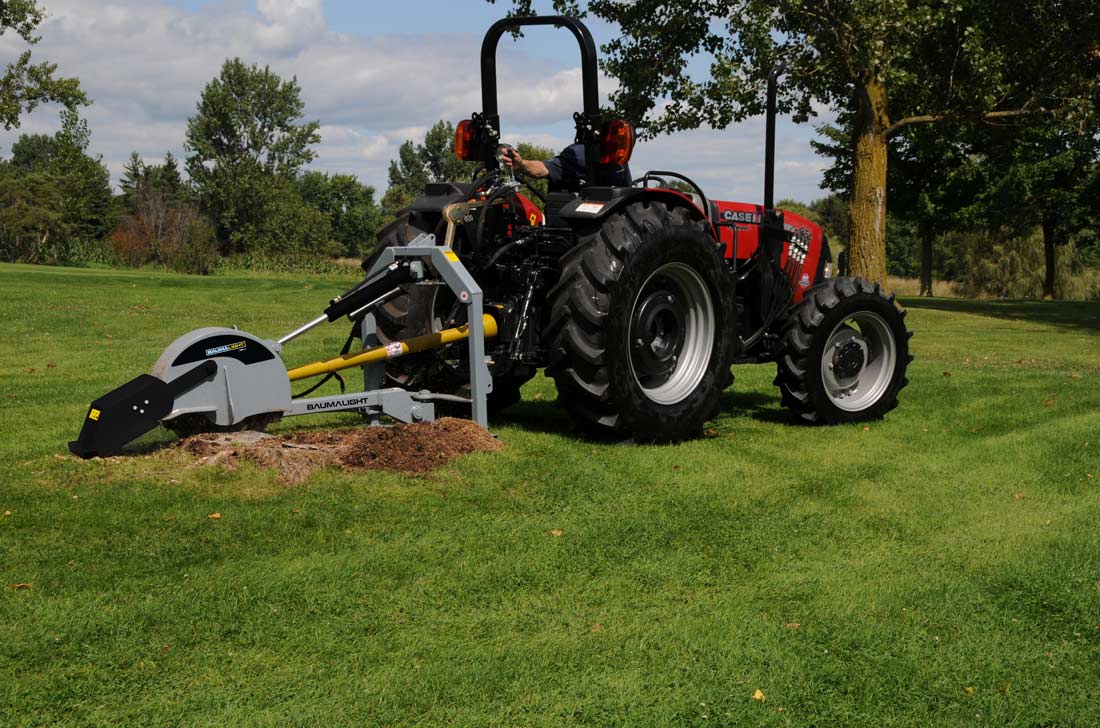 3 Point hitch stump grinder for tractor