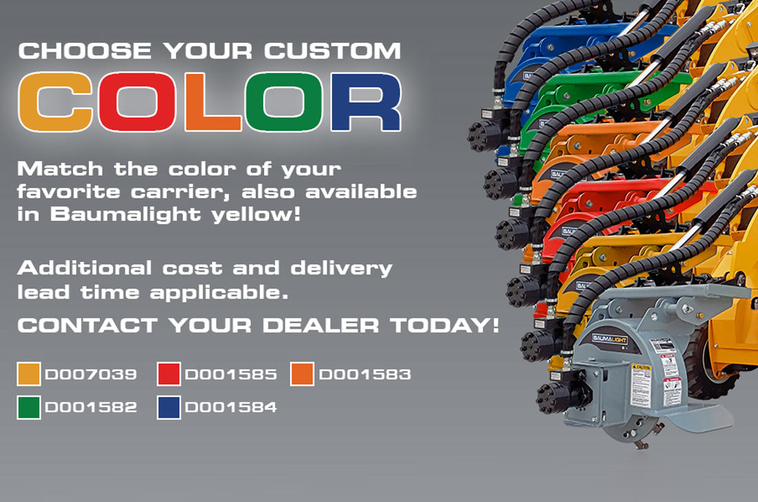 Baumalight choose your custom colour promo