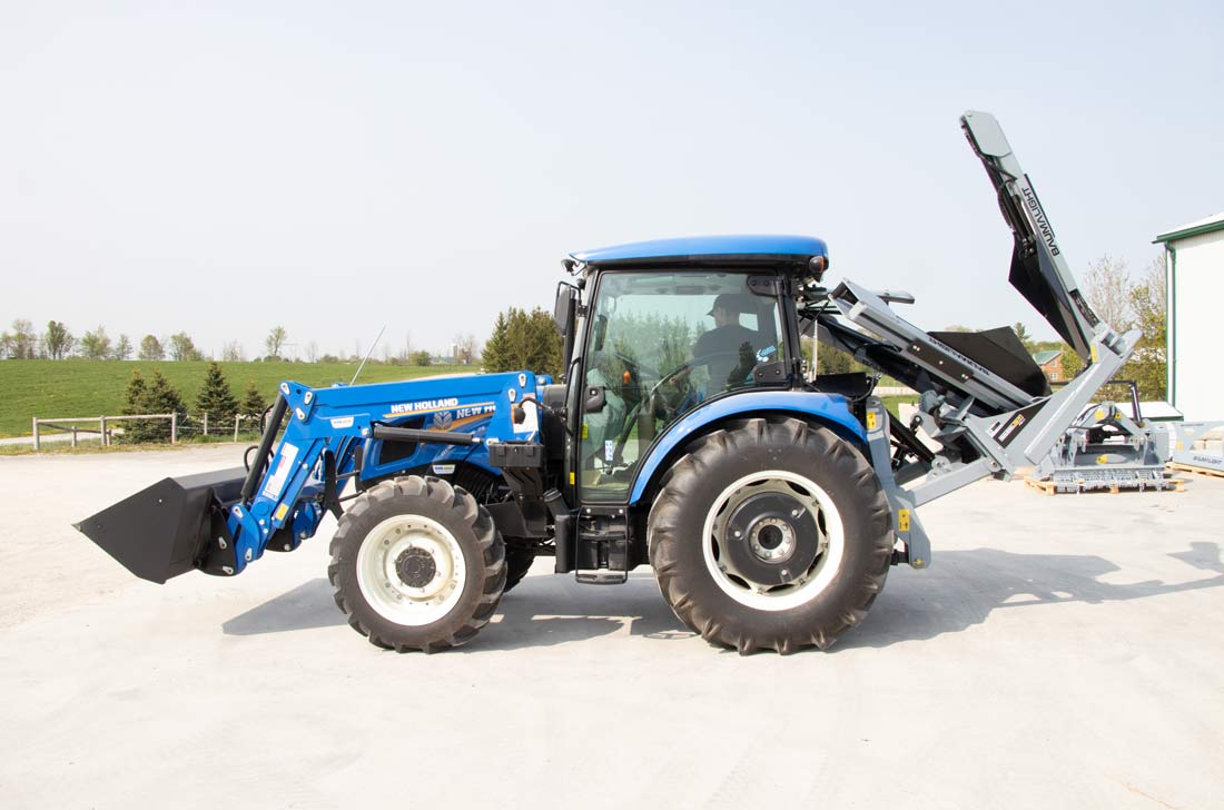 Baumalight PS330 on new holland tractor